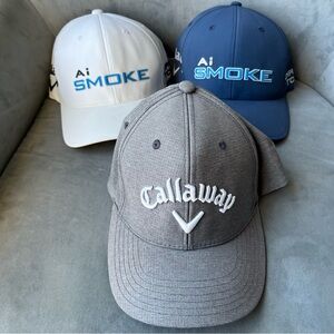 Callaway Ai Smoke 3 Adj Golf  Hat Chrome Tour Odyssey Logo